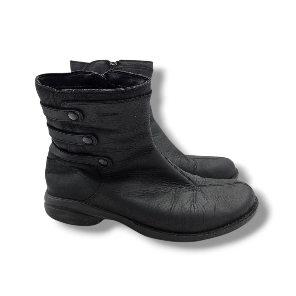 Merrell Captiva Launch Mid 2 Boots Womens 10 Black Waterproof Leather Ankle Zip